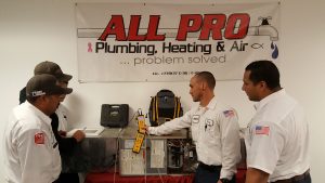 Cross-trained HVAC and Plumbing techs