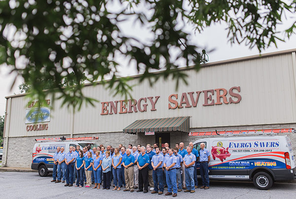 Energy Savers of Georgia Team with trucks